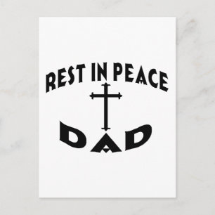 RIP Dad Postcard