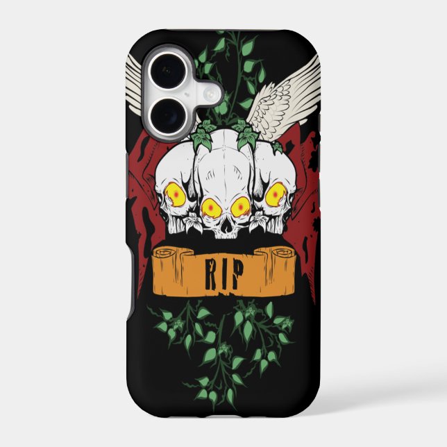RIP Evil Skulls iPhone 5 Cover (Back)