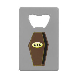 RIP Halloween Coffin of Doom Bottle Opener