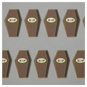RIP Halloween Coffin of Doom Craft Fabric