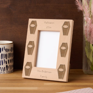 RIP Halloween Coffin of Doom Custom Etched Frames