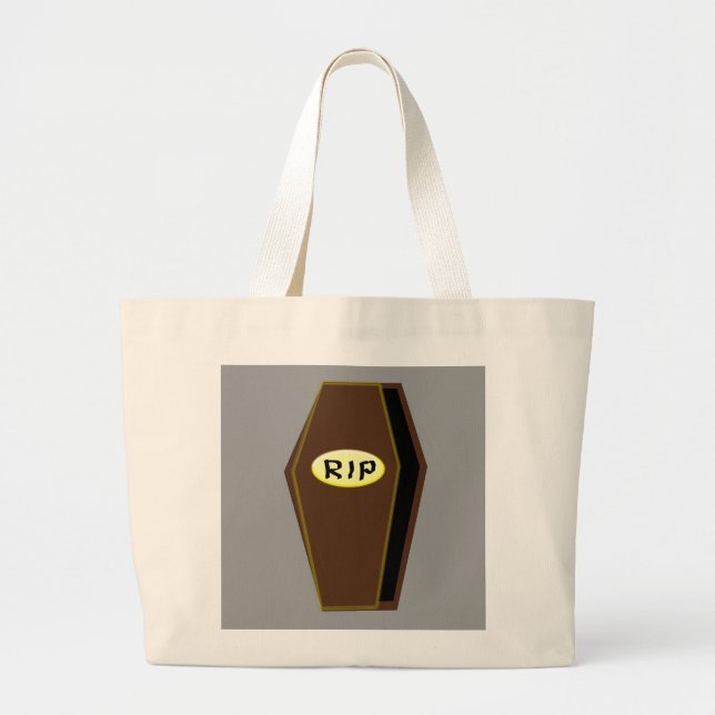 RIP Halloween Coffin Of Doom Tote Bag (Front)