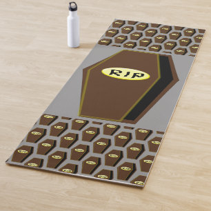 RIP Halloween Coffin of Doom Yoga Mat