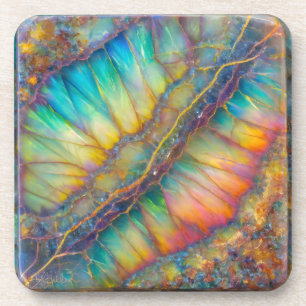 Rip In The Universe Opal Design  Coaster