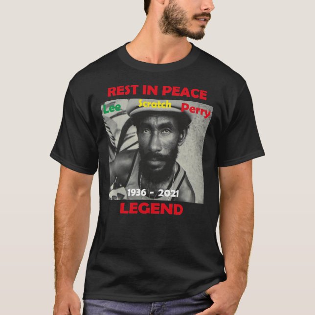 RIP Lee Scratch Perry t shirt, Lee Scratch perry d T-Shirt (Front)