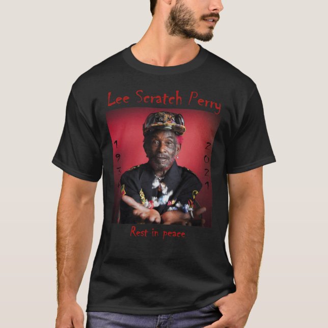 RIP Lee Scratch Perry T Shirt, Lee Scratch Perry D T-Shirt (Front)