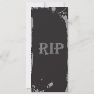 RIP - Really Interesting Party Halloween invitatio Invitation