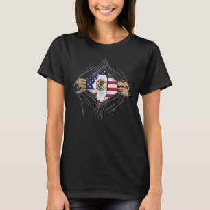 Rip Reveal US Citizen Proud America State Flag Ill T-Shirt