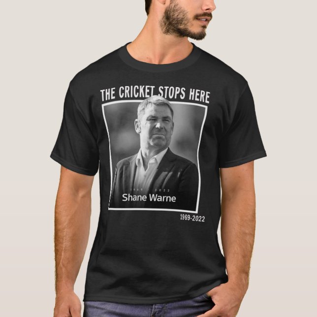 Rip Shane Warne, Shane Warne, Warney Was Grouse At T-Shirt (Front)