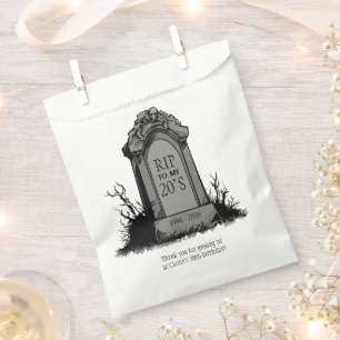 RIP to My 20s Birthday Party Favour Bags