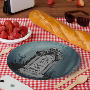 RIP to My 20s Birthday Party Paper Plate