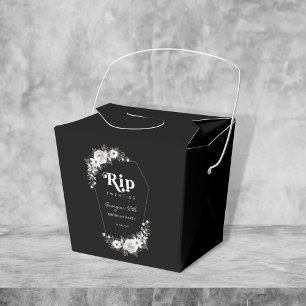 Rip To My Twenties Black 30th Birthday Party Favour Box