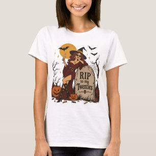RIP to My Twenties Retro Halloween Birthday T-Shirt