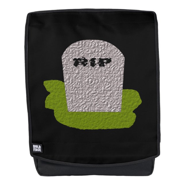 RIP Tombstone Backpack (Front)