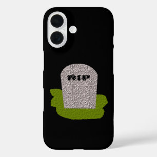 RIP Tombstone iPhone 16 Case