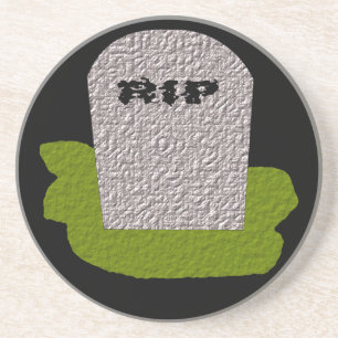RIP Tombstone Coasters