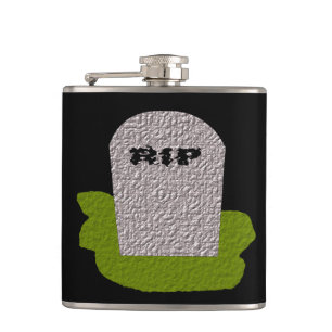 RIP Tombstone Flask