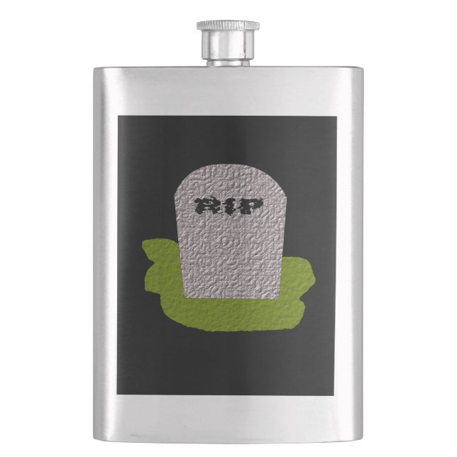 RIP Tombstone Flasks (Front)