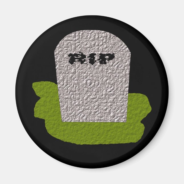 RIP Tombstone Magnet (Front)