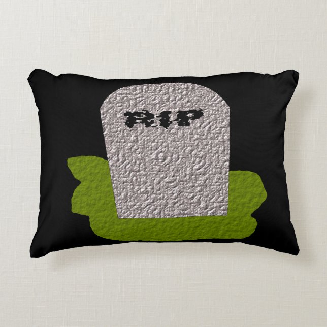 RIP Tombstone Pillow (Front)