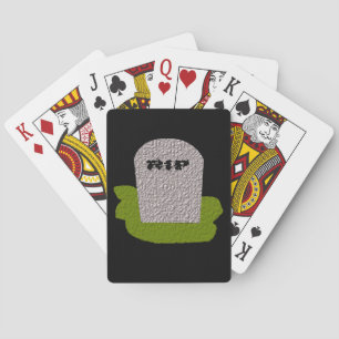 RIP Tombstone Playing Cards