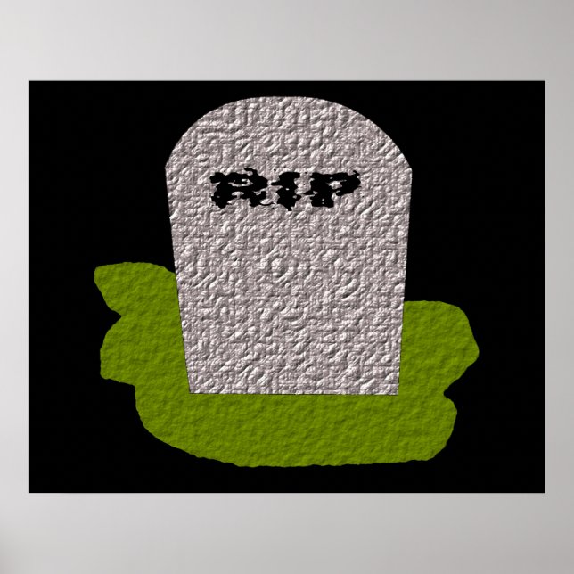 RIP Tombstone Print (Front)