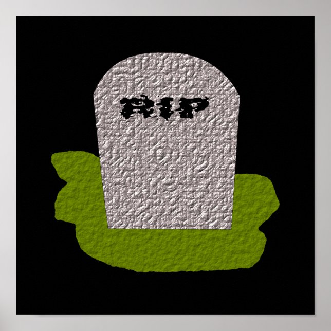 RIP Tombstone Print (Front)