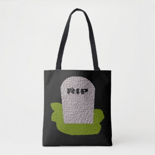 RIP Tombstone Tote Bag