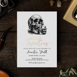 RIP Twenties Halloween Skull 30th Birthday Party