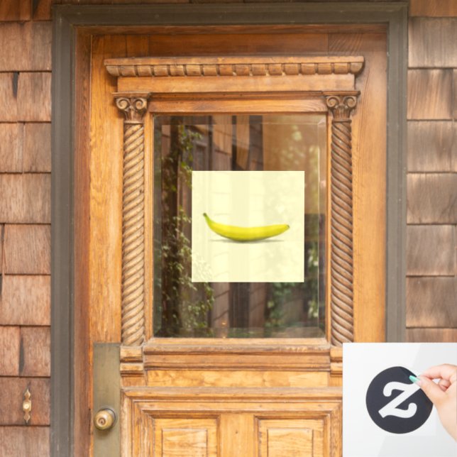Ripe Banana - Fun and Fresh Window Cling (Home Door)