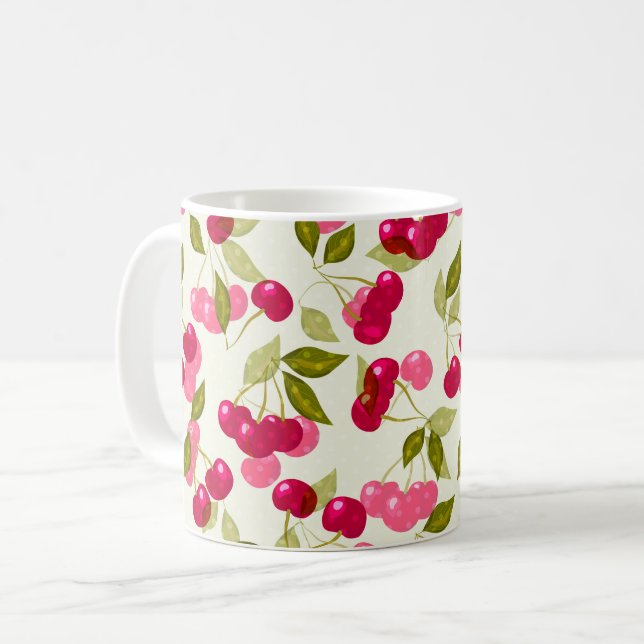 Ripe cherry espresso cup (Front Left)