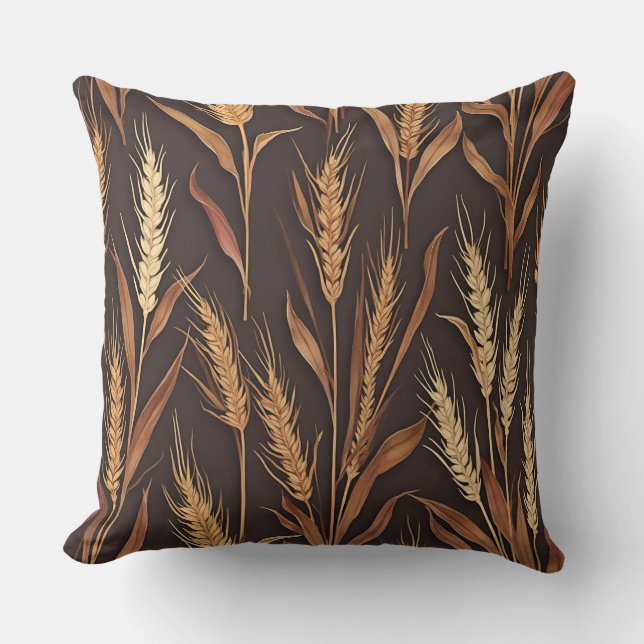 Ripe Ears of Grain, Author Natasha Us   Cushion (Front)