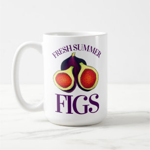 Ripe Fresh Summer Figs Fig Tree Food Cooking Coffee Mug