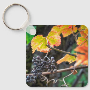 Ripe Isabella grape Key Ring