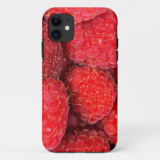 Ripe Red Raspberries Case-Mate iPhone Case (Back)