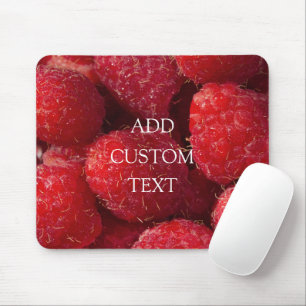 Ripe Red Raspberries Mouse Mat