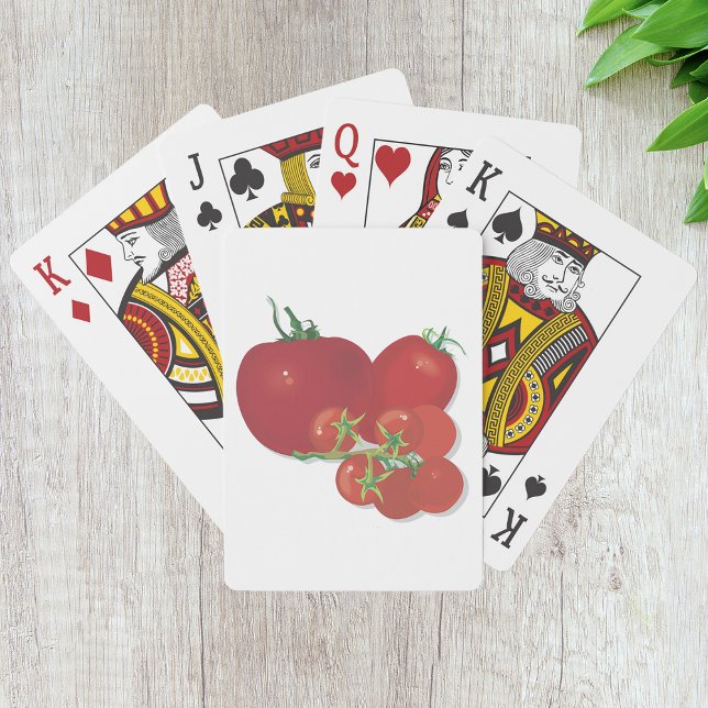 Ripe Red Tomatoes Playing Cards (Creator Uploaded)