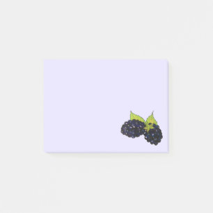 Ripe Summer Blackberries Blackberry Berry Berries Post-it Notes