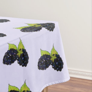 Ripe Summer Blackberries Blackberry Berry Berries Tablecloth
