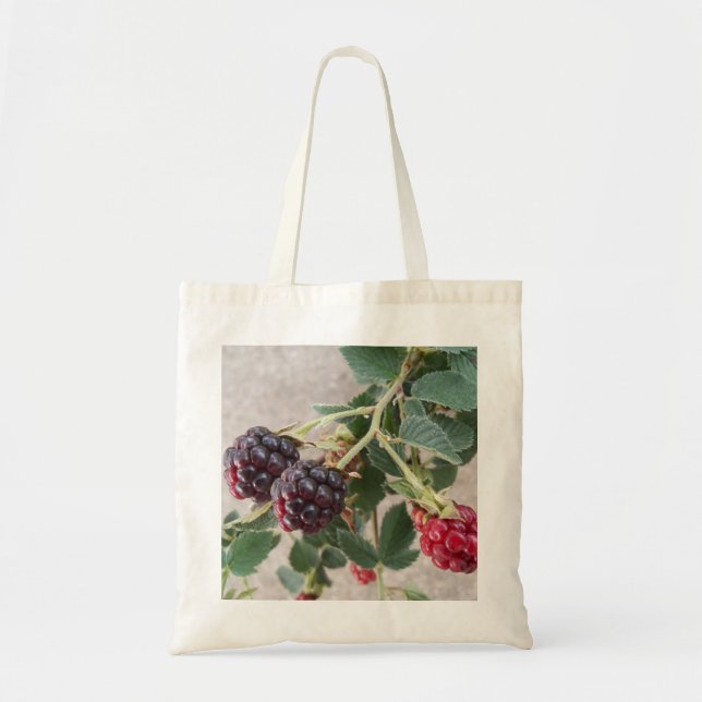 Ripening Blackberries Tote Bag (Front)