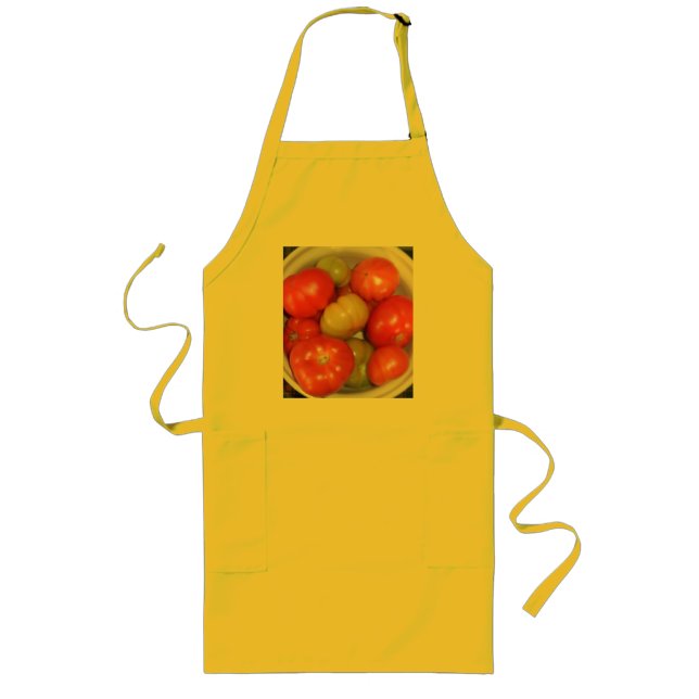 Ripening Tomatoes Apron - Gold (Front)