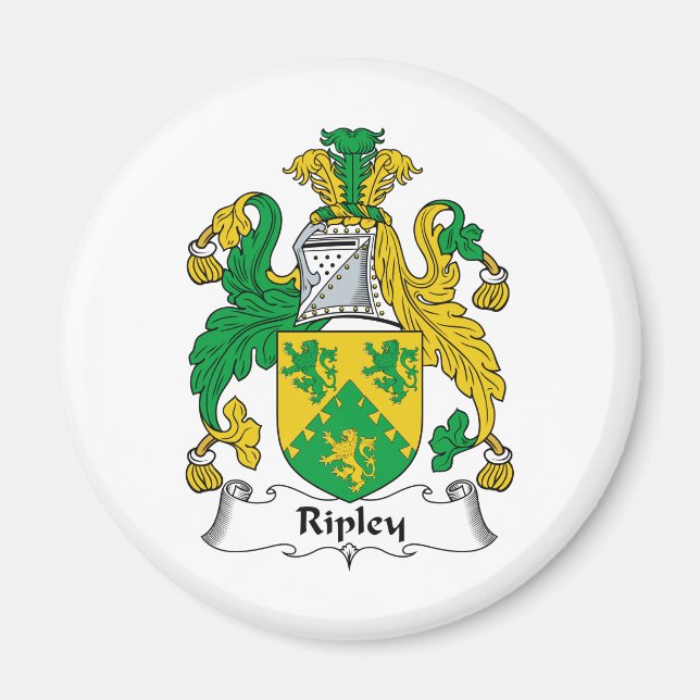 Ripley Family Crest Magnet (Front)