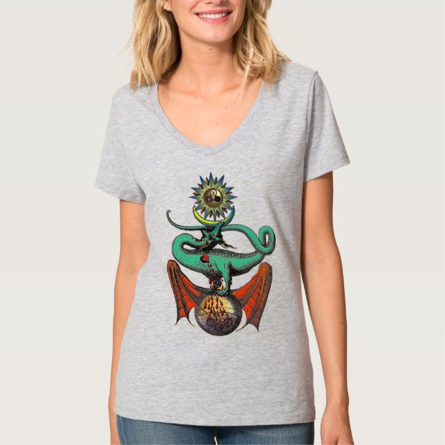 Ripley Scroll Alchemy Dragon T-Shirt (Front)