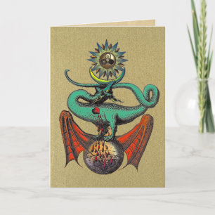 Ripley Scroll Gold Dragon Card