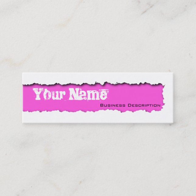 Ripped Business card (Front)