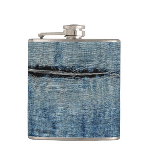 Ripped Jeans Hip Flask