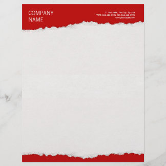 Ripped Paper letterhead