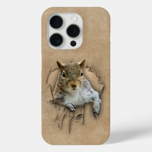 Ripped Shirt Squirrel iPhone 15 Pro Case