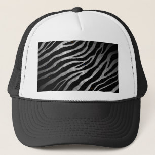 Ripped SpaceTime Stripes - Black/White Trucker Hat