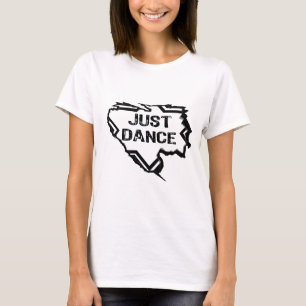 Ripped Star - Just Dance- Black T-Shirt